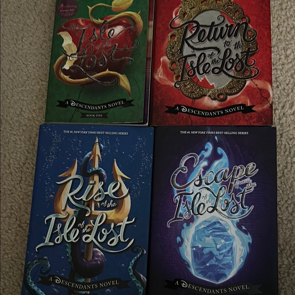 Descendants Novel Set - Colorful Covers